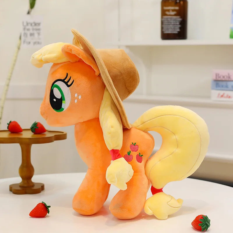 Plush Toy My Little Pony Anime Stuffed Dolltwilight Sparkle Fluttershy Pinkie Pie Rainbow Tuffed Ornament Doll Girl Gift