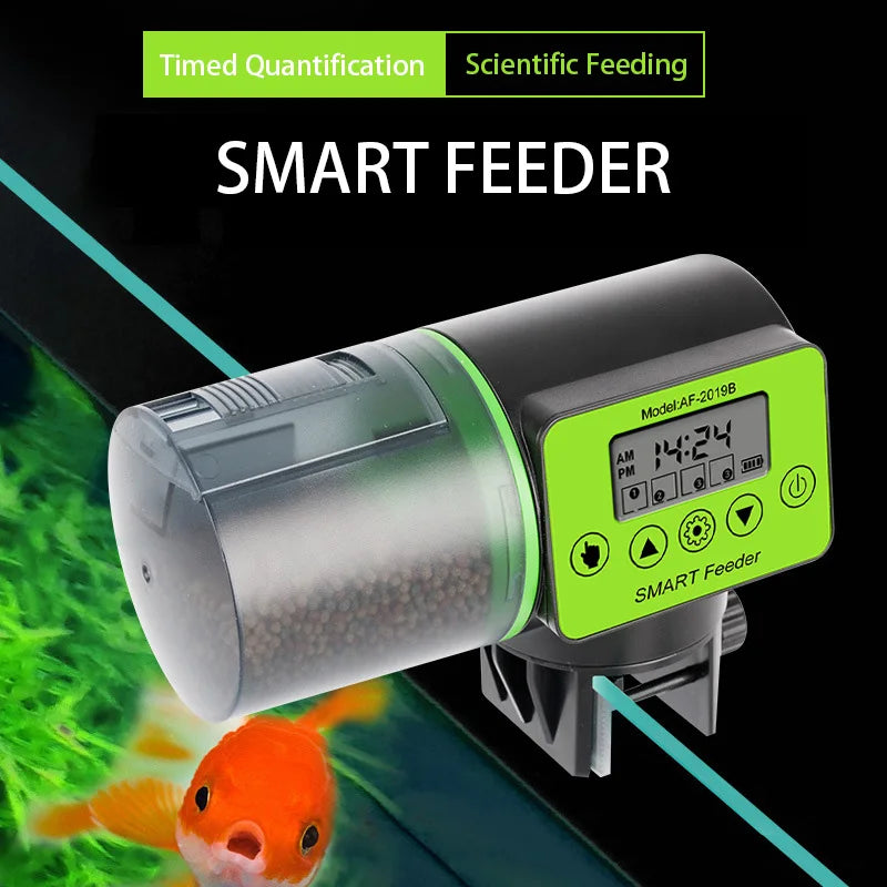 Automatic Fish Feeder - Timer Fish Feeder, Fish Food Dispenser for Aquarium or Fish Tank Suitable for fish aquarium feeding