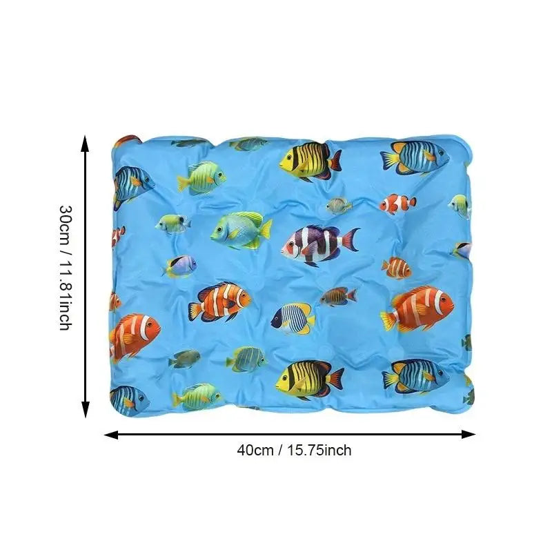 Cooling Ice Mat For Pets Non Toxic Summer Dog Cat Self Cooling Gel Pad Bed Crate Sofa Floor