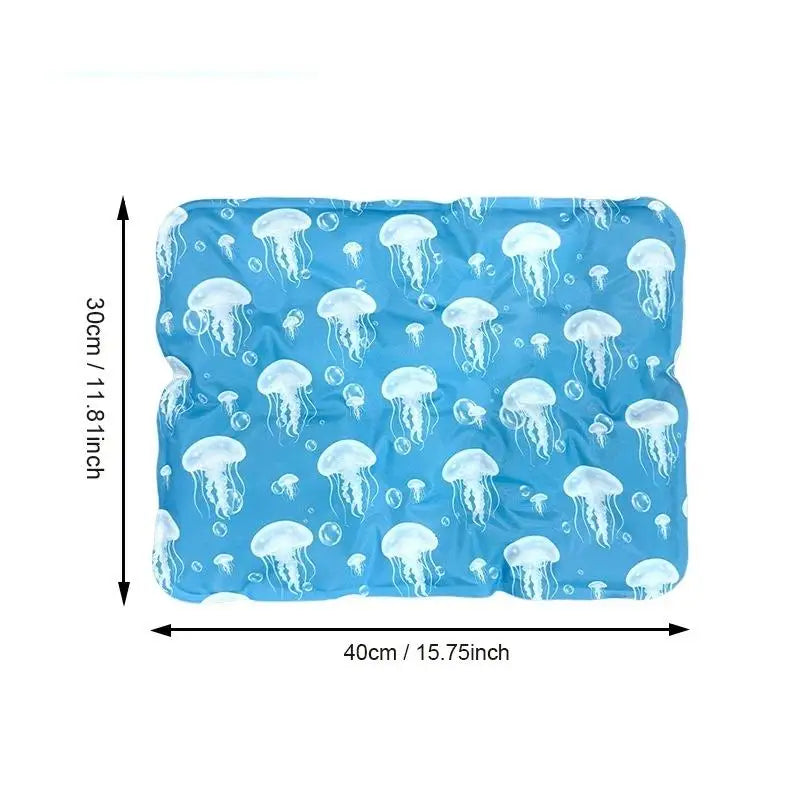 Cooling Ice Mat For Pets Non Toxic Summer Dog Cat Self Cooling Gel Pad Bed Crate Sofa Floor