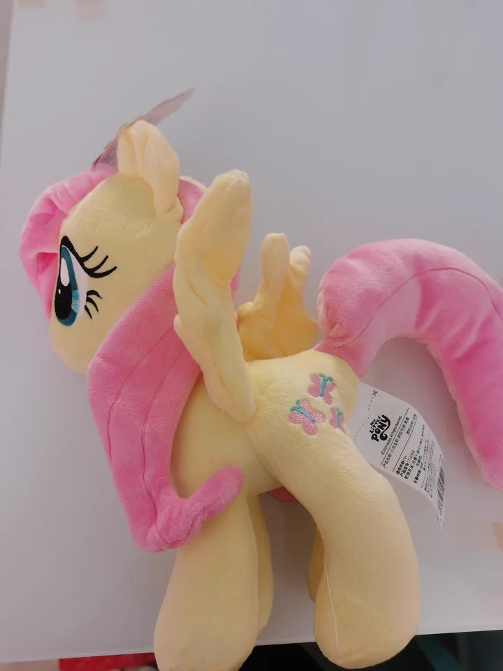 Plush Toy My Little Pony Anime Stuffed Dolltwilight Sparkle Fluttershy Pinkie Pie Rainbow Tuffed Ornament Doll Girl Gift