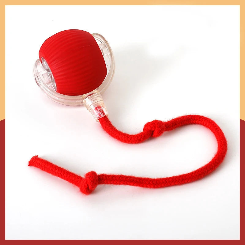 Automatic Rolling Smart Cat Toy Ball | Bite-Resistant Dust-Free Pet Gadget Tool for Cats to Amuse Themselves Perfect for Play