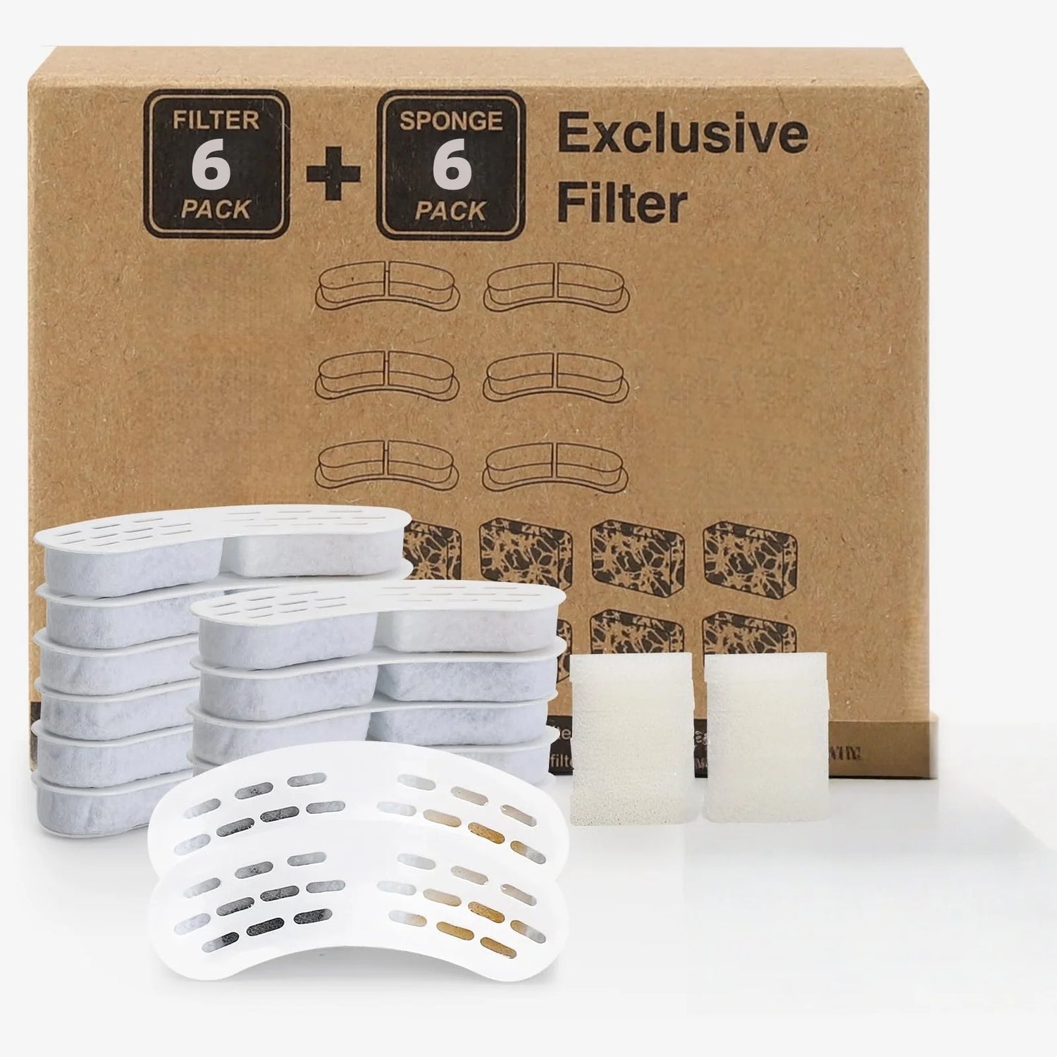 Cat Water Fountain Filter Source Factory Wholesale Professional Pet Fountain Replaced Filter Accessories Cat Drinking Filters