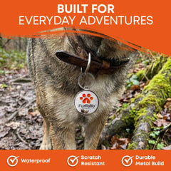 QR Code Pet Identification Tag – Smart Tag for Dogs and Cats – Owner Contact via Scan – Lost Pet Recovery – No Subscription Required