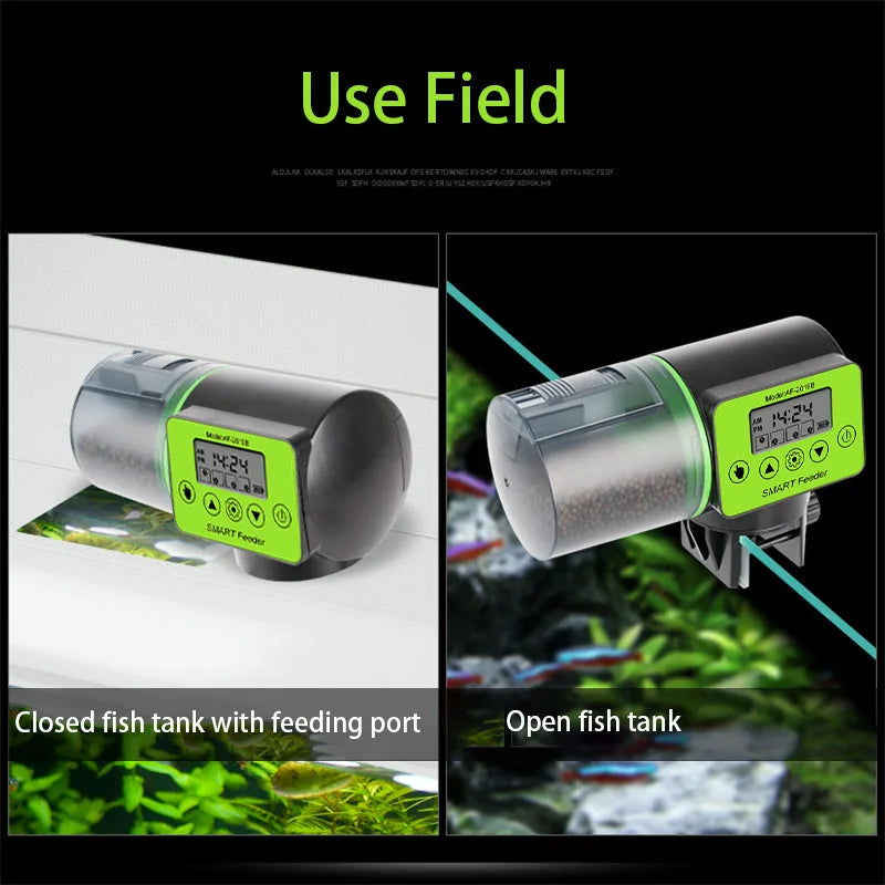 Automatic Fish Feeder - Timer Fish Feeder, Fish Food Dispenser for Aquarium or Fish Tank Suitable for fish aquarium feeding
