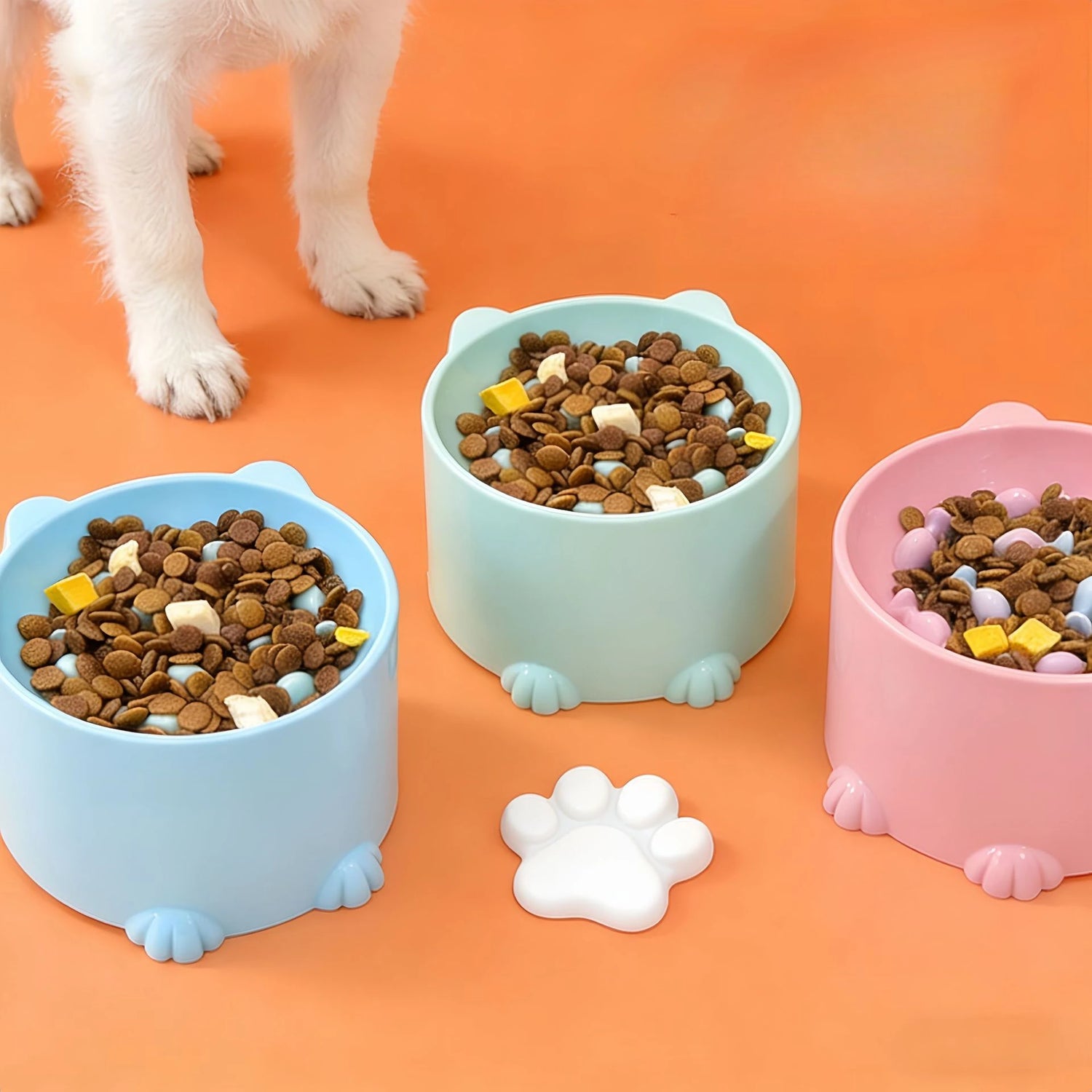 Cat Food Bowl, Rice Bowl, Slow Food, High Feet, Anti Choking Bowl, Cat Basin, Anti Choking, Anti Choking Neck, Relieve Anxiety