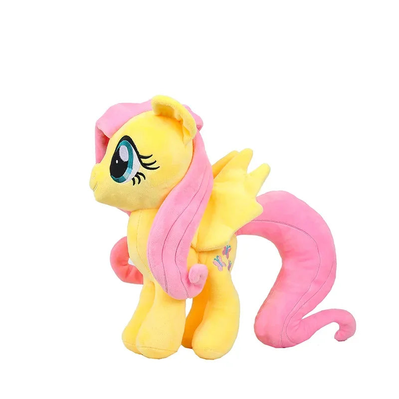 Plush Toy My Little Pony Anime Stuffed Dolltwilight Sparkle Fluttershy Pinkie Pie Rainbow Tuffed Ornament Doll Girl Gift