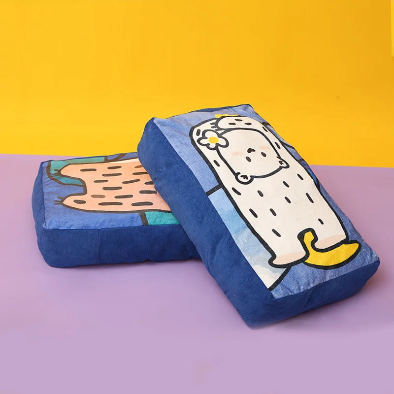 Pet Sofa Mat Soft Comfortable Cute Detachable Washing Pet Products Cushion Cat Dog Bed Mat Animals Sofa Sleeping Accessories