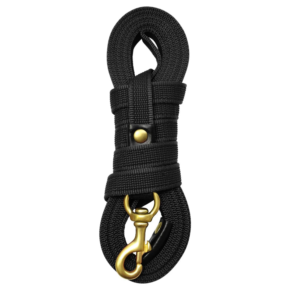 Strong 2/3/5/9M Dog Tracking Leash Durable Nylon Rope Training Leashes Dog & Horse Lunge Rein Leads Recall Obedience
