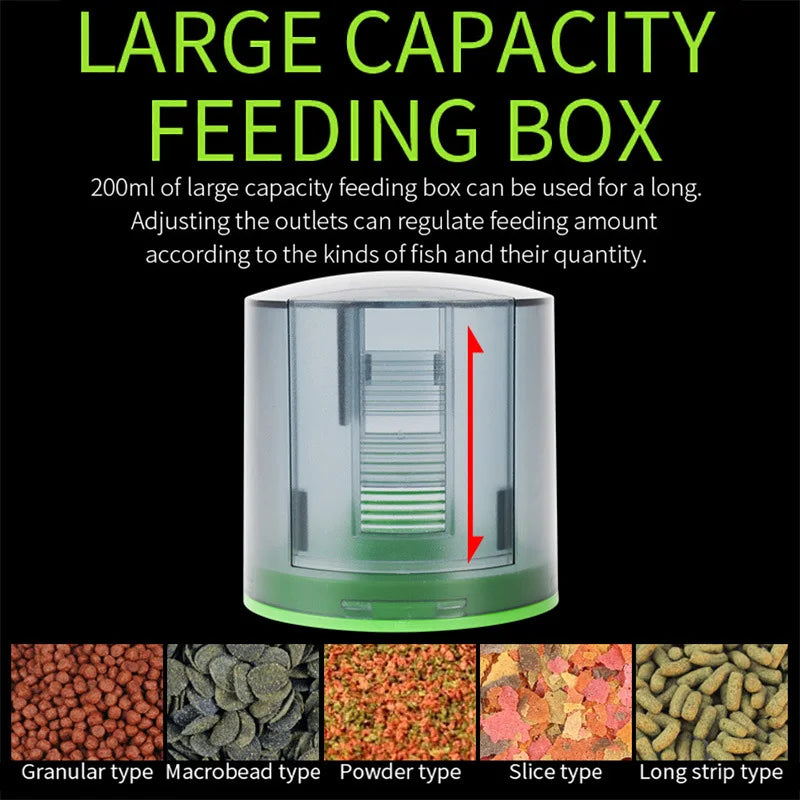 Automatic Fish Feeder - Timer Fish Feeder, Fish Food Dispenser for Aquarium or Fish Tank Suitable for fish aquarium feeding